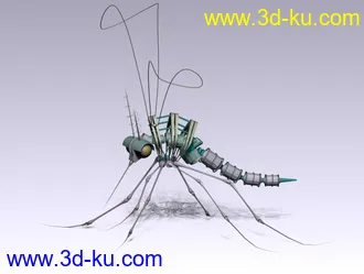 3D打印模型蚊子的图片