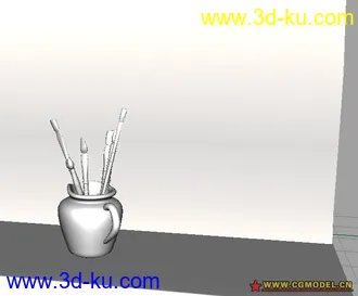 3D打印模型完美动力材质教学场景--笔筒的图片