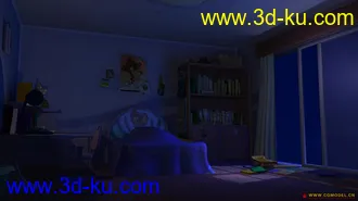 完美动力材质灯光模型——童话小屋的图片