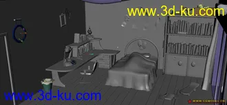 完美动力材质灯光模型——童话小屋的图片