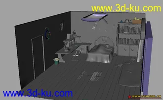 完美动力材质灯光模型——童话小屋的图片