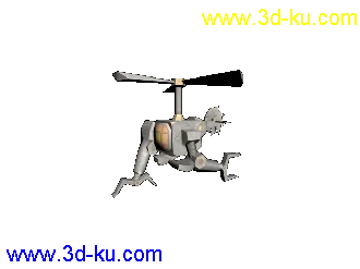 3D打印模型飞机八动作的图片