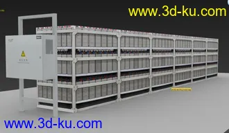 3D打印模型蓄电池的图片
