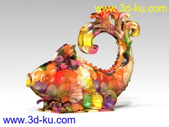 3D打印模型鱼鱼的图片