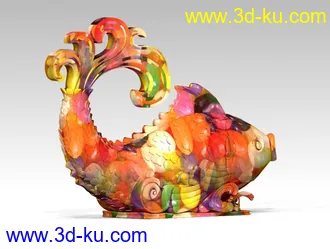 3D打印模型鱼鱼的图片