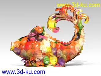 3D打印模型鱼鱼的图片