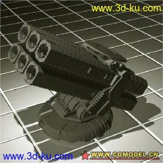 3D打印模型炮台集合01 maya科幻系列 mb格式的图片