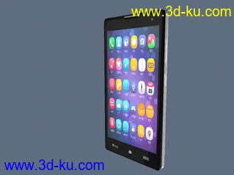 3D打印模型【超赞】华为手机荣耀3C，逼真渲染的图片