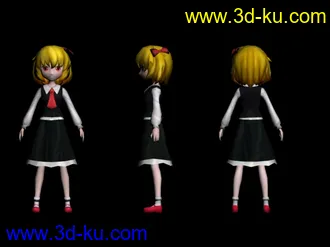 3D打印模型手残东方露米娅的图片