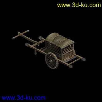 3D打印模型古代 马车 写实的图片