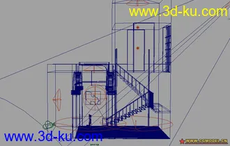 3D打印模型完美动力经典材质灯光场景—阁楼的图片