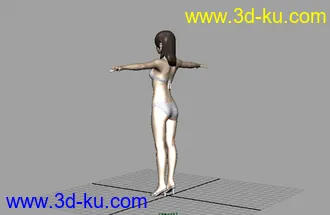 3D打印模型泳装美女的图片