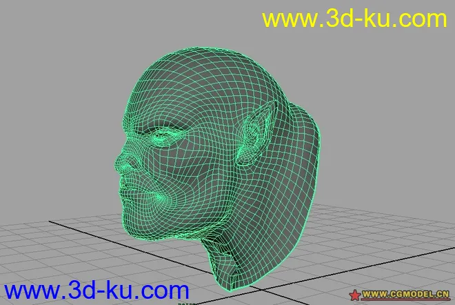 精细怪物头颅模型的图片5