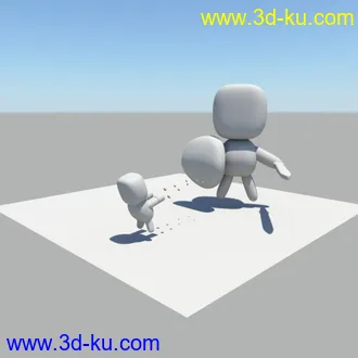 3D打印模型人偶对战。。的图片