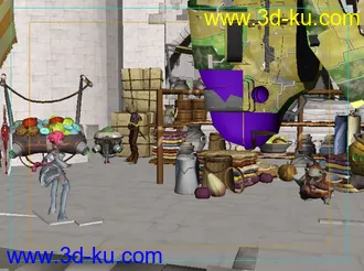 3D打印模型卡通人物的图片