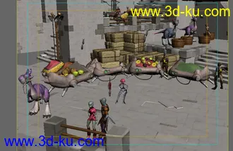 3D打印模型不错的场景人物的图片
