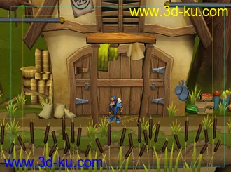 3D打印模型卡通场景角色1的图片