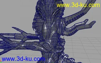 3D打印模型异形伸嘴MAYA OBJ的图片