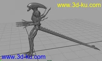 3D打印模型异形伸嘴MAYA OBJ的图片