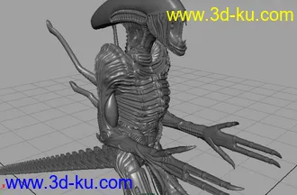 3D打印模型异形伸嘴MAYA OBJ的图片