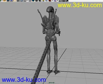 3D打印模型异形伸嘴MAYA OBJ的图片