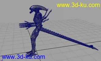 3D打印模型异形伸嘴MAYA OBJ的图片