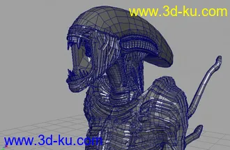 3D打印模型异形伸嘴MAYA OBJ的图片