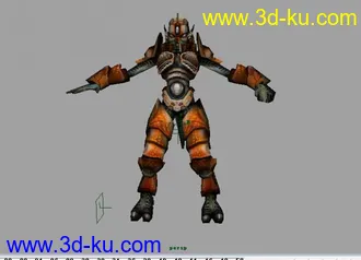 3D打印模型外星人+材质的图片