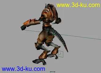 3D打印模型外星人+材质的图片