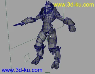 3D打印模型外星人+材质的图片