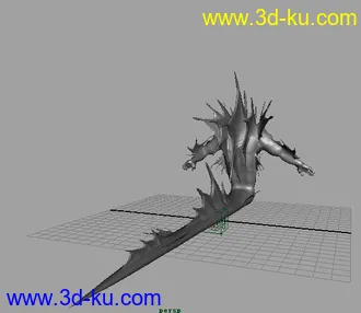 3D打印模型大鱼人的图片