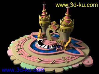 3D打印模型弱弱的建筑一枚的图片