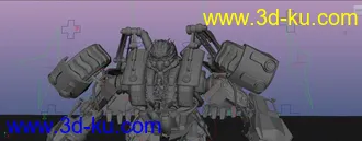 3D打印模型影视级精细变形金刚已绑定可以动画~的图片