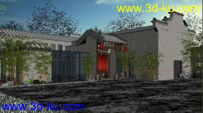古建别院模型的图片2