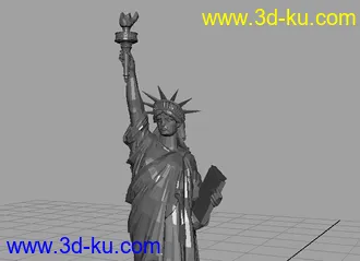 3D打印模型自由女神的图片