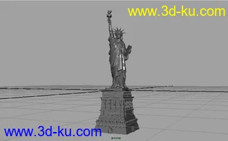 3D打印模型自由女神的图片