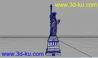 3D打印模型自由女神的图片