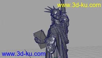 3D打印模型自由女神的图片