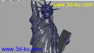 3D打印模型自由女神的图片