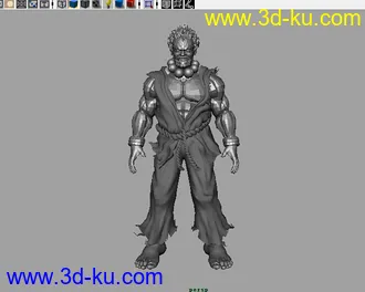 3D打印模型街霸好鬼（专业布线，免费分享）的图片