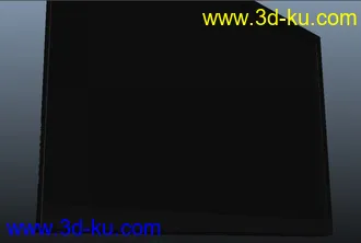 3D打印模型现代写实液晶电视机的图片