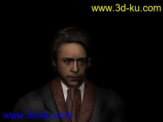 3D打印模型大侦探福尔摩斯的图片