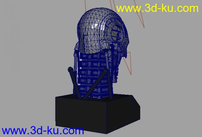 T-600终结者头+贴图模型的图片4