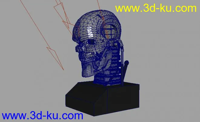 T-600终结者头+贴图模型的图片5