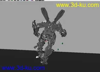 3D打印模型变形金刚   大黄蜂  maya的图片
