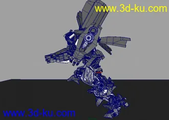 3D打印模型变形金刚   大黄蜂  maya的图片