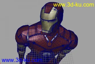 3D打印模型钢铁侠的图片