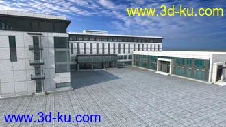 3D打印模型精致的办公小楼免费送了！的图片