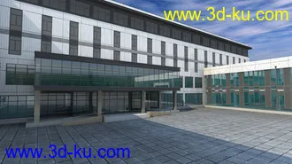 3D打印模型精致的办公小楼免费送了！的图片