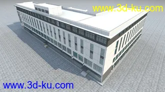 3D打印模型精致的办公小楼免费送了！的图片